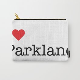 I Heart Parkland, WA Carry-All Pouch | Washington, Heart, Iloveparkland, Graphicdesign, Parkland, Red, White, Wa, Typewriter, Love 