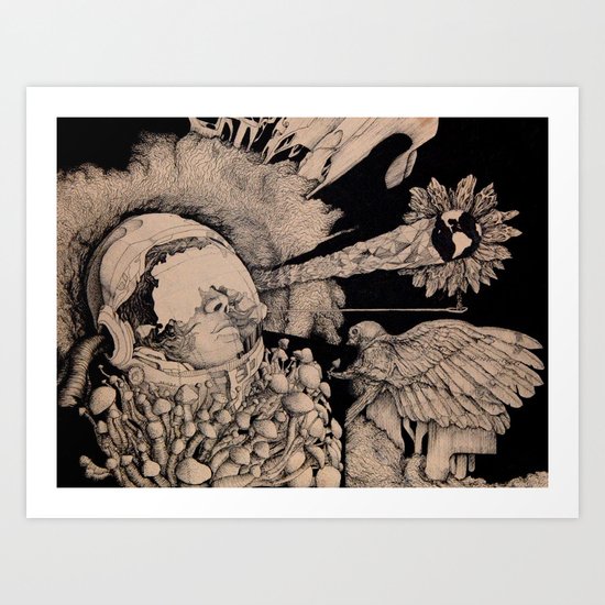 connect Art Print
