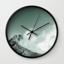 "Adventure at the mountain" Wall Clock