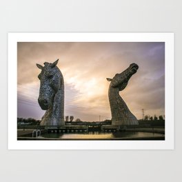 The Kelpies, Scotland Art Print