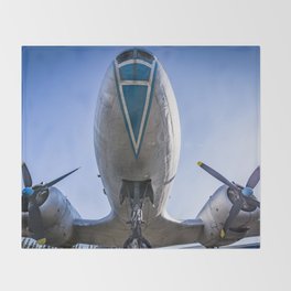 Flying Machine Throw Blankets Society6