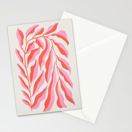 Ferns: Peach Matisse Edition Stationery Card