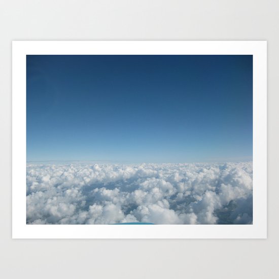 Fluffy Clouds II Art Print