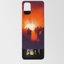 Light cycles laser light show Adelaide South Australia Android Card Case