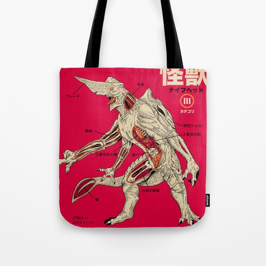 Kaiju Anatomy Tote Bag