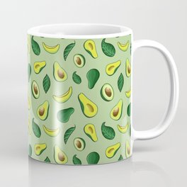 Avocado Green Pattern Coffee Mug