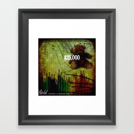 Plushes and monsters #11 Framed Art Print