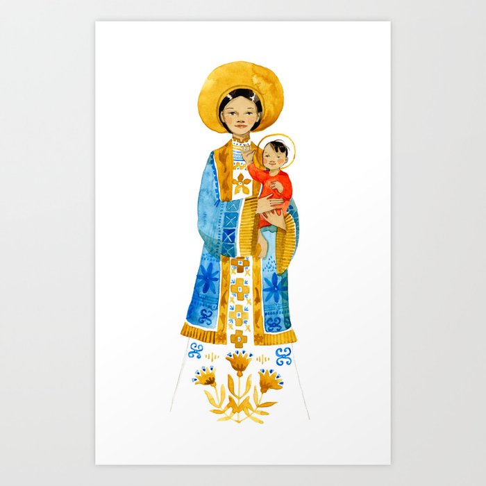 Our Lady of La Vang Art Print by petronillepress Society6