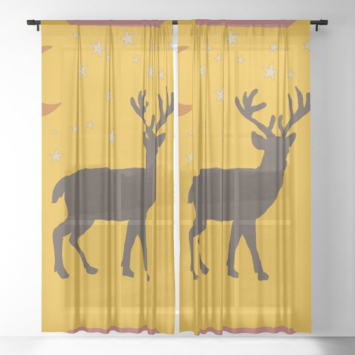 Warm Buck Sheer Curtain