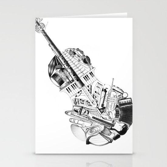 Music Stationery Cards