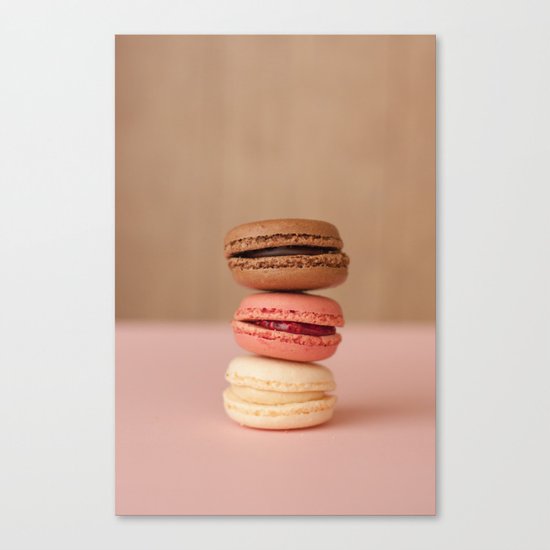 french macaroons Canvas Print