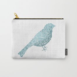 Blue bird digital graphic illustration  Carry-All Pouch