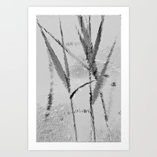 Water Reed Digital art Art Print