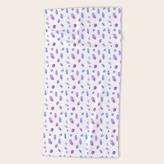 Crystals Beach Towel