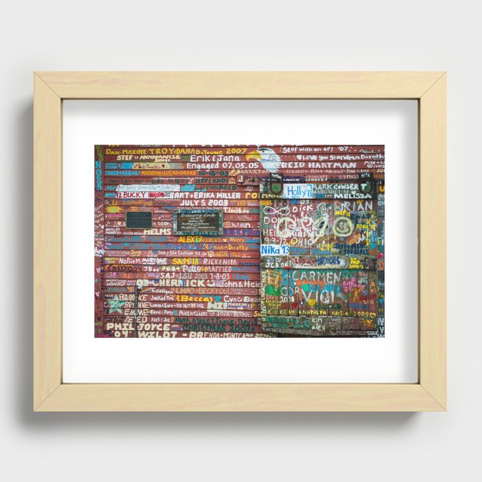 Anderson's Dock Recessed Framed Print