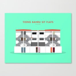 Tiong Bahru SIT Flats, Singapore [Building Singapore] Canvas Print