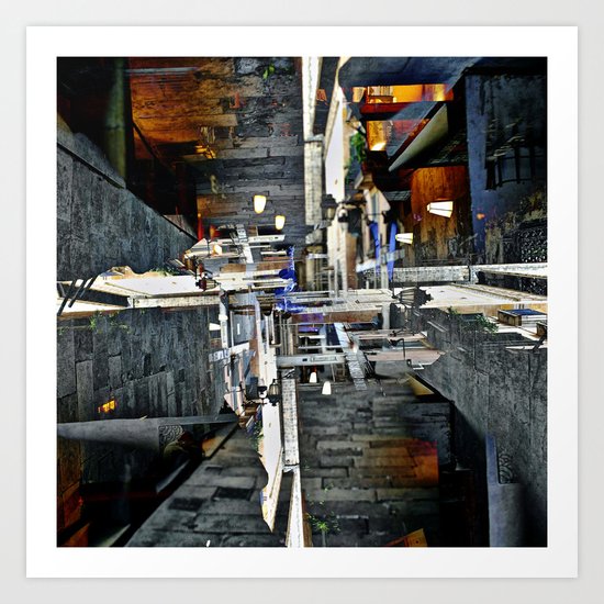 "...echo like memory / words..." Art Print
