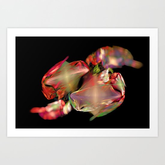 Flower Work (A7 B0236) Art Print