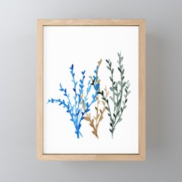Eucalyptus Leaves - Tricolor Framed Mini Art Print