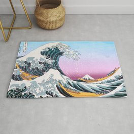 The Great Wave off Kanagawa - by Hokusai Rug