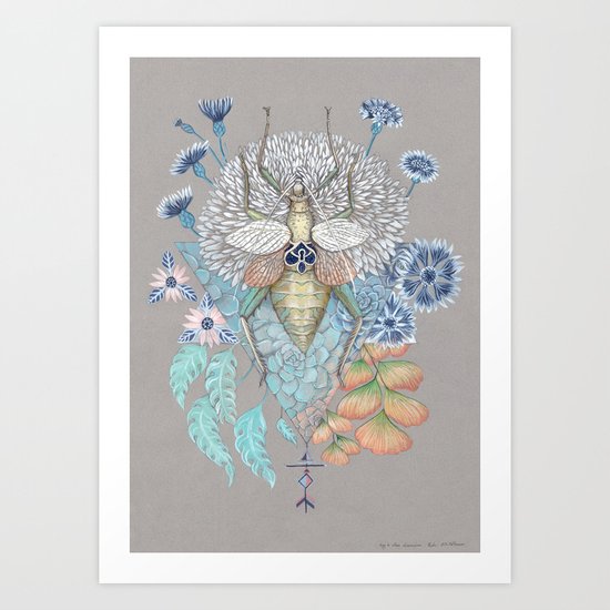 Beetle Art Print
