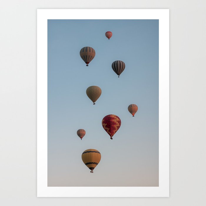 Balloons of Cappadocia Art Print