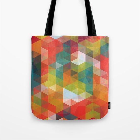 Transparent Cubism Tote Bag