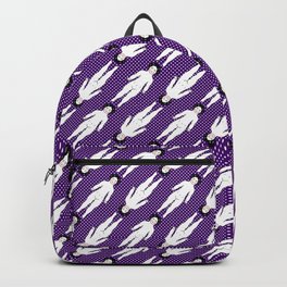 Frozen Charlottes - Purple Backpack | Antiquedoll, Frozencharlotte, Purple, Toy, Chinadoll, Digital, Victorian, Goth, Pattern, Pop Art 