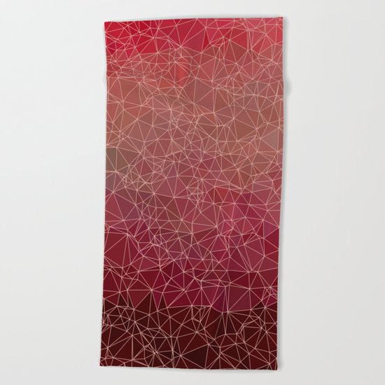 Polygonal A1 Beach Towel