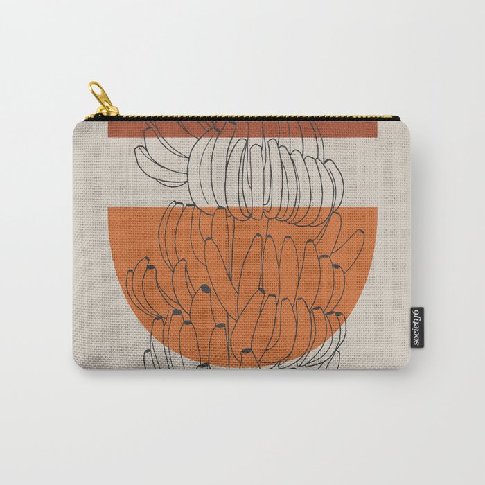 Platano Plant warm grey Carry-All Pouch
