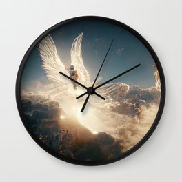 Heavenly Angels Wall Clock