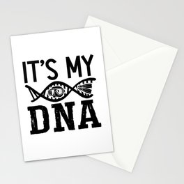 It's My DNA Spearfishing Dive Freediver Freediving Stationery Card