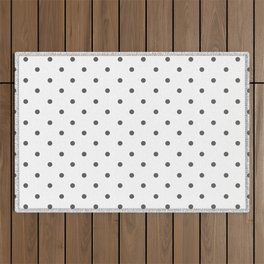 Dotted (Grey & White Pattern) Outdoor Rug