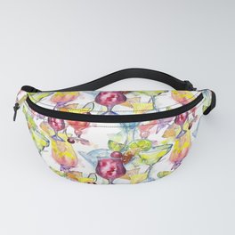 Tropical Watercolor Cocktails Fanny Pack