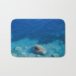 Sea with Clear Blue Waters Bath Mat