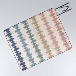 Geometric Southwestern Pattern XXXIV Picnic Blanket