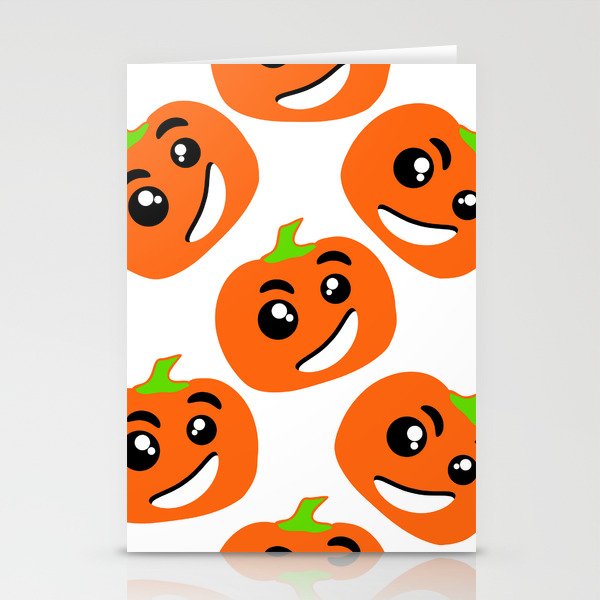 Seamless Pattern Silhouette Halloween Grimace Horror 04 Stationery Cards