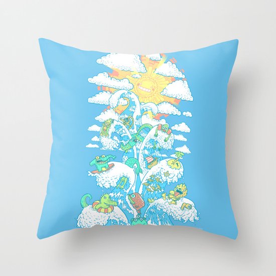 Tower of Fable Throw Pillow