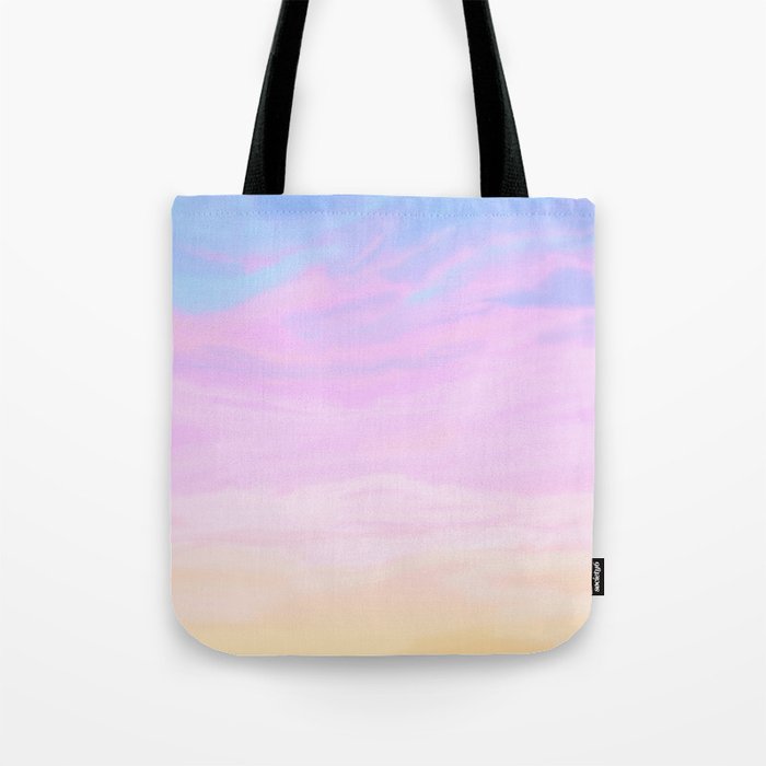 Pastel Sunset Sky Aesthetic Lofi Tote Bag by trajeado14 | Society6