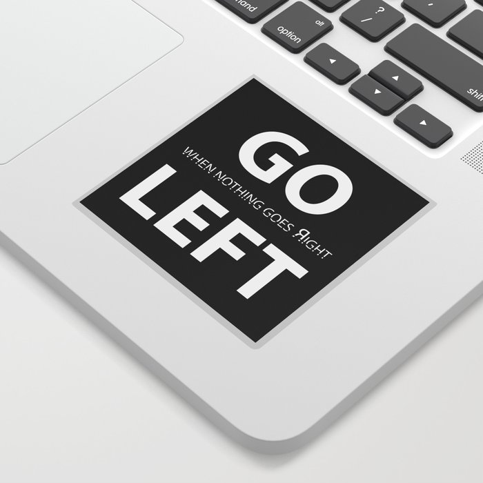 Left And Right Sticker