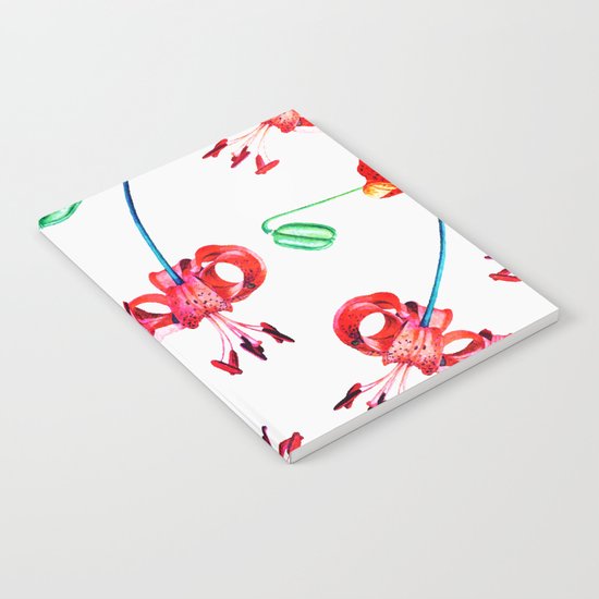Hibiscus Pattern V2 #society6 Decor #buyart Notebook