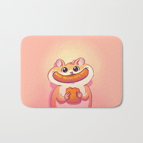 Hamster Happiness Bath Mat
