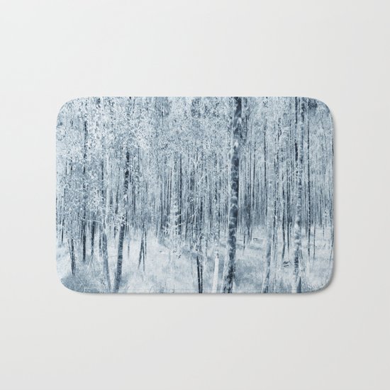 Blue forest Bath Mat