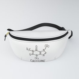 Caffeine Molecular Structure Chemistry Fanny Pack