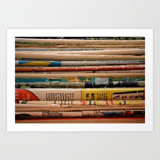 Comic Books Art Print