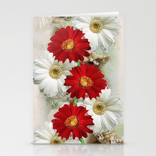 vintage & gerbers Stationery Cards