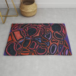 Abstract Celtic Stories Area & Throw Rug