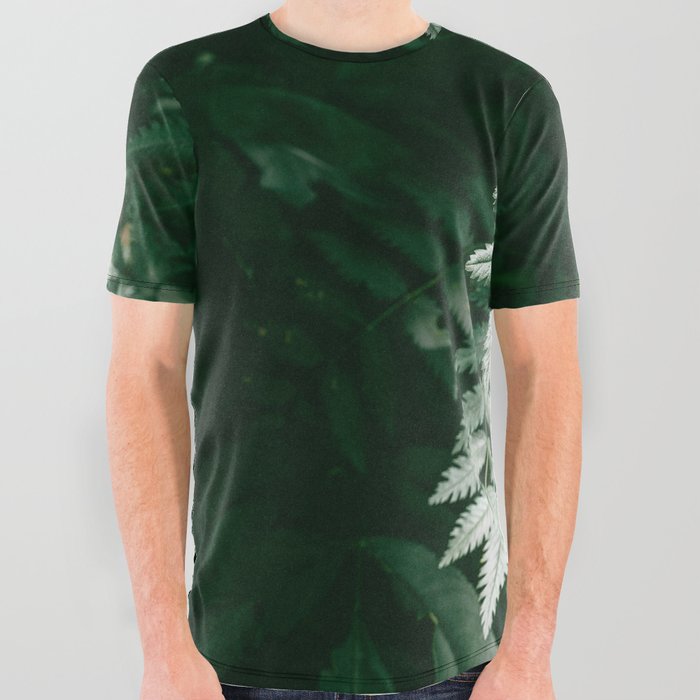 PNW Forest Ferns | Nature Photography All Over Graphic Tee