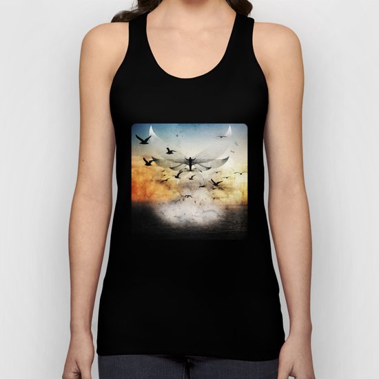 salute the morning Unisex Tank Top