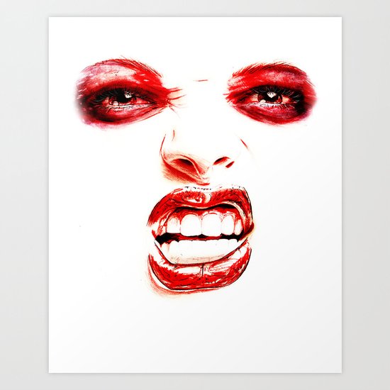 Damaged Art Print